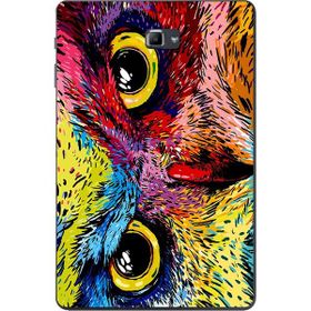 Gogo Accessories Samsung Galaxy Tab ile Uyumlu A SM-T580 2016 Kılıf Renkli Baykuş Baskılı Silikon Kılıf