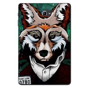 Gogo Accessories Samsung Galaxy Tab ile Uyumlu A SM-T580 2016 Kılıf Tilki Baskılı Silikon Kılıf