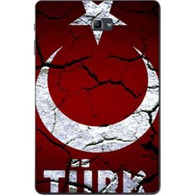 Gogo Accessories Samsung Galaxy Tab ile Uyumlu A SM-T580 2016 Kılıf Türk Baskılı Silikon Kılıf