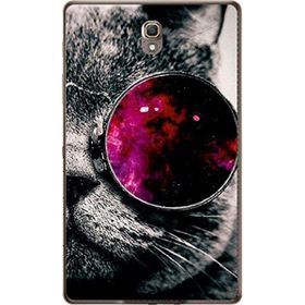 Gogo Accessories Samsung Galaxy Tab ile Uyumlu S Sm-T700 Kedi Baskılı Silikon Kılıf