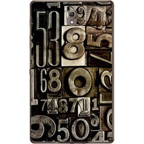 Gogo Accessories Samsung Galaxy Tab ile Uyumlu S Sm-T700 Rakam Baskılı Silikon Kılıf