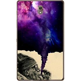 Gogo Accessories Samsung Galaxy Tab ile Uyumlu S Sm-T700 Sigara İçen Adam Baskılı Silikon Kılıf