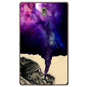 Gogo Accessories Samsung Galaxy Tab ile Uyumlu S Sm-T700 Sigara İçen Adam Baskılı Silikon Kılıf