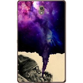 Gogo Accessories Samsung Galaxy Tab ile Uyumlu S Sm-T700 Sigara İçen Adam Baskılı Silikon Kılıf