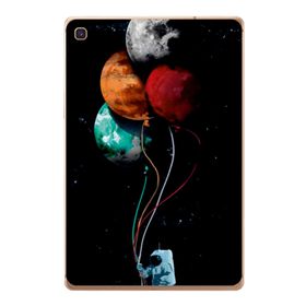 Gogo Accessories Samsung Galaxy Tab ile Uyumlu S Sm-T720 Astronot Baskılı Silikon Kılıf