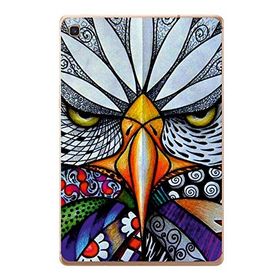 Gogo Accessories Samsung Galaxy Tab ile Uyumlu S Sm-T720 Baykuş Baskılı Silikon Kılıf