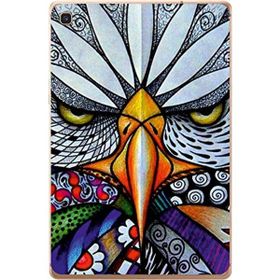 Gogo Accessories Samsung Galaxy Tab ile Uyumlu S Sm-T720 Baykuş Baskılı Silikon Kılıf