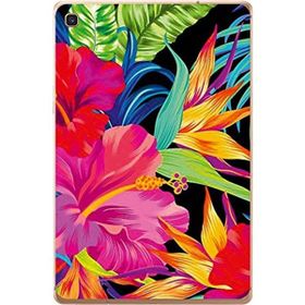 Gogo Accessories Samsung Galaxy Tab ile Uyumlu S Sm-T720 Çiçekler Baskılı Silikon Kılıf