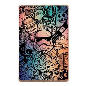 Gogo Accessories Samsung Galaxy Tab ile Uyumlu S Sm-T720 Demir Adam Baskılı Silikon Kılıf