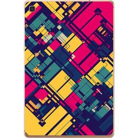 Gogo Accessories Samsung Galaxy Tab ile Uyumlu S Sm-T720 Kareler Baskılı Silikon Kılıf