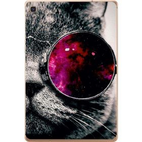 Gogo Accessories Samsung Galaxy Tab ile Uyumlu S Sm-T720 Kedi Baskılı Silikon Kılıf