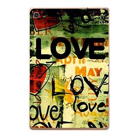 Gogo Accessories Samsung Galaxy Tab ile Uyumlu S Sm-T720 Love Baskılı Silikon Kılıf