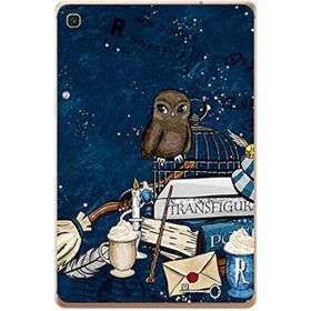 Gogo Accessories Samsung Galaxy Tab ile Uyumlu S Sm-T720 Mektup Baykuş Baskılı Silikon Kılıf