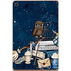 Gogo Accessories Samsung Galaxy Tab ile Uyumlu S Sm-T720 Mektup Baykuş Baskılı Silikon Kılıf