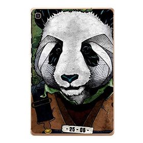 Gogo Accessories Samsung Galaxy Tab ile Uyumlu S Sm-T720 Panda Baskılı Silikon Kılıf