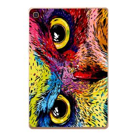 Gogo Accessories Samsung Galaxy Tab ile Uyumlu S Sm-T720 Renkli Baykuş Baskılı Silikon Kılıf