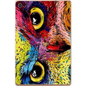 Gogo Accessories Samsung Galaxy Tab ile Uyumlu S Sm-T720 Renkli Baykuş Baskılı Silikon Kılıf