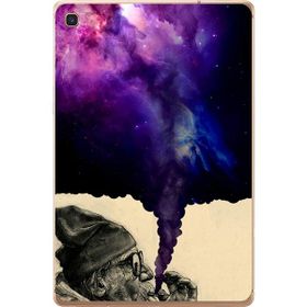 Gogo Accessories Samsung Galaxy Tab ile Uyumlu S Sm-T720 Sigara İçen Adam Baskılı Silikon Kılıf