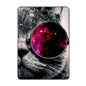 Gogo Accessories Samsung Galaxy Tab ile Uyumlu S2 T815 Kedi Baskılı Silikon Kılıf