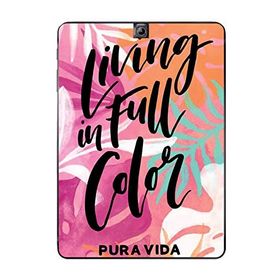 Gogo Accessories Samsung Galaxy Tab ile Uyumlu S2 T815 Living Baskılı Silikon Kılıf