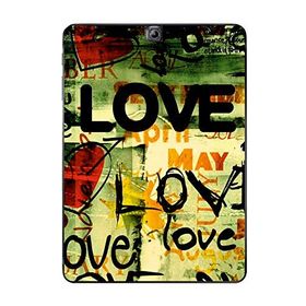 Gogo Accessories Samsung Galaxy Tab ile Uyumlu S2 T815 Love Baskılı Silikon Kılıf