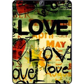 Gogo Accessories Samsung Galaxy Tab ile Uyumlu S2 T815 Love Baskılı Silikon Kılıf