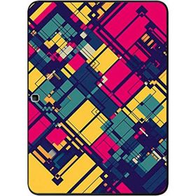 Gogo Accessories Samsung Galaxy Tab ile Uyumlu T530 Kareler Baskılı Silikon Kılıf
