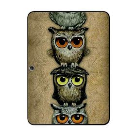 Gogo Accessories Samsung Galaxy Tab ile Uyumlu T530 Küçük Baykuş Baskılı Silikon Kılıf