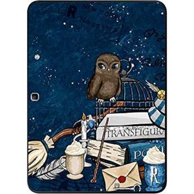 Gogo Accessories Samsung Galaxy Tab ile Uyumlu T530 Mektup Baykuş Baskılı Silikon Kılıf