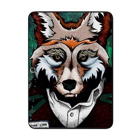 Gogo Accessories Samsung Galaxy Tab ile Uyumlu T530 Tilki Baskılı Silikon Kılıf