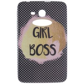 Gogo Accessories Samsung T110 Model Boss Baskılı Silikon Kılıf