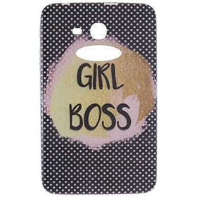 Gogo Accessories Samsung T110 Model Boss Baskılı Silikon Kılıf
