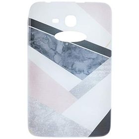 Gogo Accessories Samsung T110 Model Cizgili Desen Baskılı Silikon Kılıf