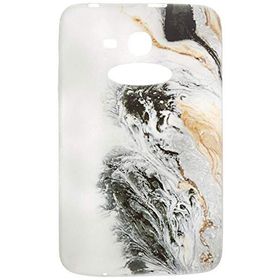Gogo Accessories Samsung T110 Model Dalgali Ebru Baskılı Silikon Kılıf