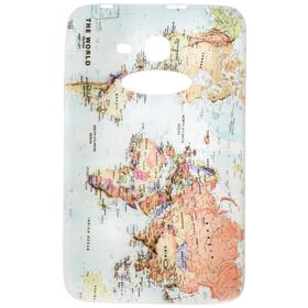 Gogo Accessories Samsung T110 Model Dunya Haritasi Baskılı Silikon Kılıf