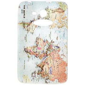 Gogo Accessories Samsung T110 Model Dunya Haritasi Baskılı Silikon Kılıf