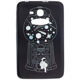 Gogo Accessories Samsung T110 Model Yalniz Astronot Baskılı Silikon Kılıf