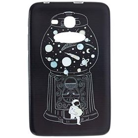 Gogo Accessories Samsung T110 Model Yalniz Astronot Baskılı Silikon Kılıf