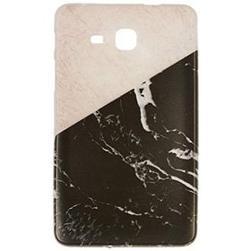 Gogo Accessories Samsung T280 Model Iki Renkli Mermer Desenli Baskılı Desenli Silikon Kılıf
