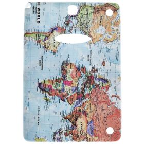 Gogo Accessories Samsung T550 Model Dunya Haritasi Baskılı Silikon Kılıf
