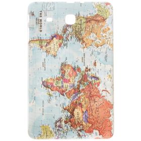 Gogo Accessories Samsung T560 Model Dunya Haritasi Baskılı Silikon Kılıf