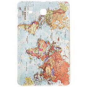Gogo Accessories Samsung T560 Model Dunya Haritasi Baskılı Silikon Kılıf