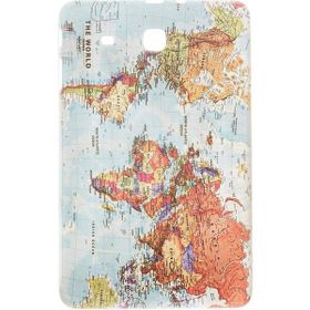 Gogo Accessories Samsung T560 Model Dunya Haritasi Baskılı Silikon Kılıf