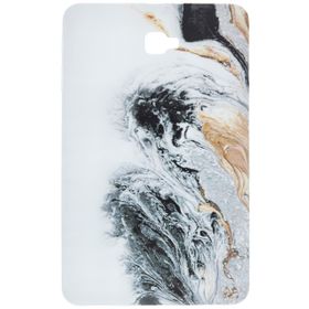 Gogo Accessories Samsung T580 Model Dalgali Ebru Baskılı Silikon Kılıf