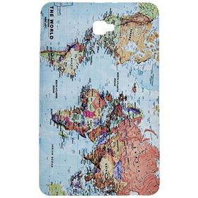 Gogo Accessories Samsung T580 Model Dunya Haritasi Baskılı Silikon Kılıf