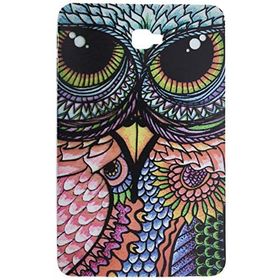 Gogo Accessories Samsung T580 Model Renkli Baykus Baskılı Silikon Kılıf