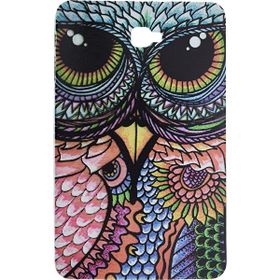 Gogo Accessories Samsung T580 Model Renkli Baykus Baskılı Silikon Kılıf