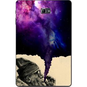 Gogo Accessories Samsung Tab ile Uyumlu P580 Sigara İçen Adam Baskılı Silikon Kılıf
