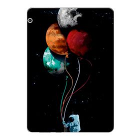 Gogo Huawei Mediapad T3 7" Balon Astronot Silikon Baskılı Arka Kapak