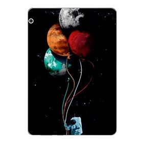 Gogo Huawei Mediapad T3 7" Balon Astronot Silikon Baskılı Arka Kapak
